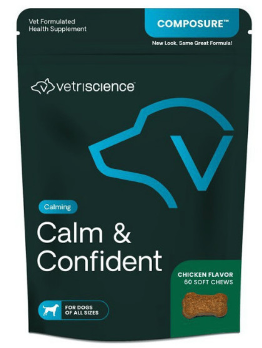 VetriScience Composure žuvacie tablety proti stresu pre psy 60 tabliet