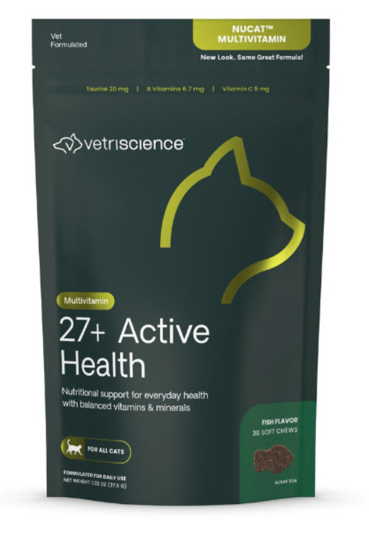 VetriScience Nu Cat Multivitamin žuvacie tablety pre mačky 30 tabliet