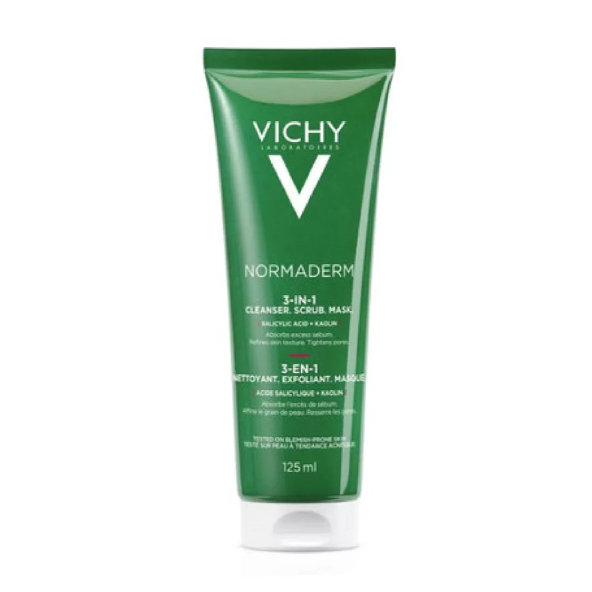VICHY Normaderm 3v1 Cleanser na čistenie pleti 125ml