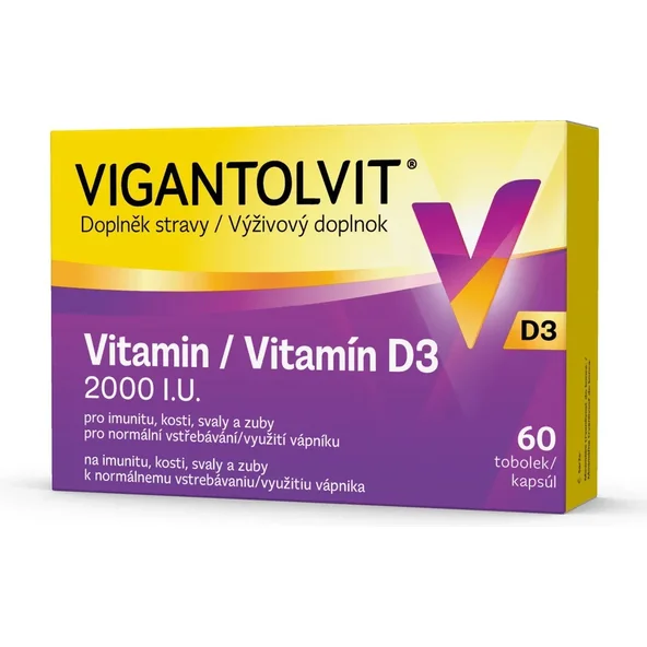 Vigantolvit D3 2000 IU 60 kapsúl