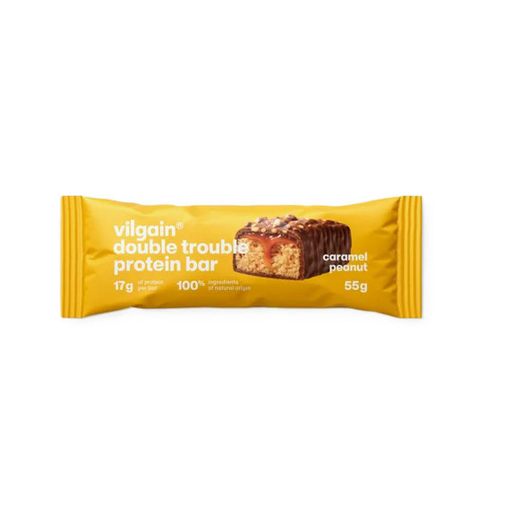Vilgain Double Trouble Protein Bar Arašidy a slaný karamel 55 g