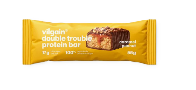 E-shop Vilgain Double Trouble Protein Bar Arašidy a slaný karamel 55 g