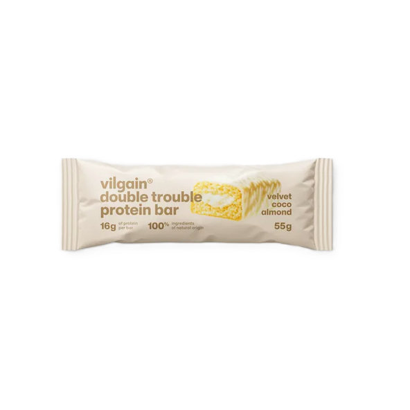 Vilgain Double Trouble Protein Bar Kokosovo-mandľový krém 55 g