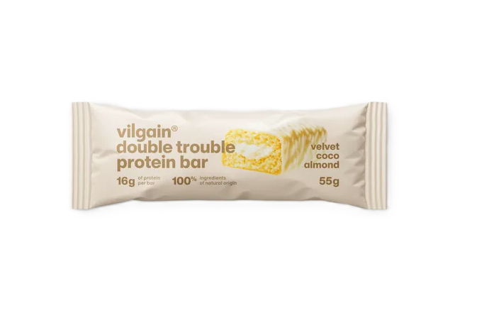 Vilgain Double Trouble Protein Bar Kokosovo-mandľový krém 55 g