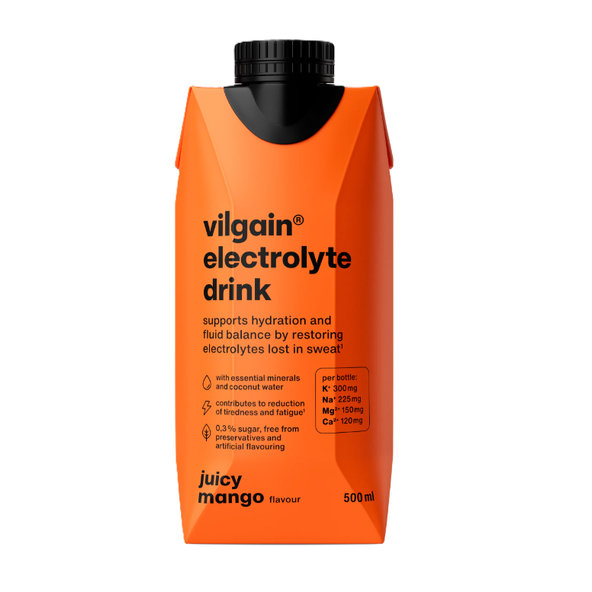 Vilgain Elektrolytový nápoj Mango 500 ml