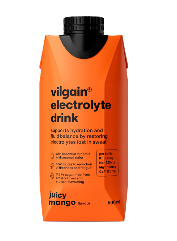 Vilgain Elektrolytový nápoj Mango 500 ml