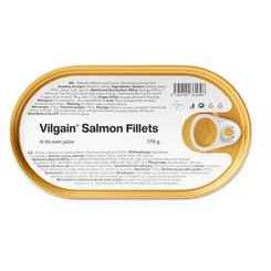 Vilgain Filety z lososa vo vlastnej šťave 170 g