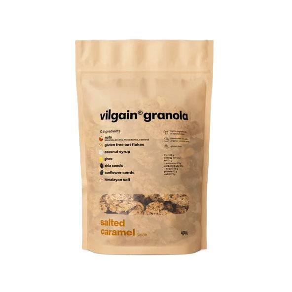 Vilgain Granola slaný karamel 400 g