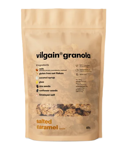 E-shop Vilgain Granola slaný karamel 400 g