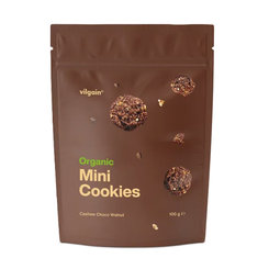 Vilgain Mini Cookies BIO Kešu čokoláda a vlašské orechy 100 g