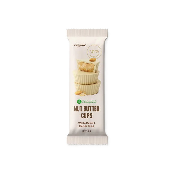 Vilgain Nutt Butter Cups BIO Arašidové maslo v čokoláde 39 g