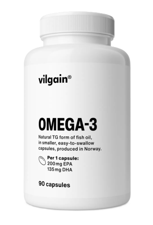 Vilgain Omega-3 16 mm 90 kapsúl