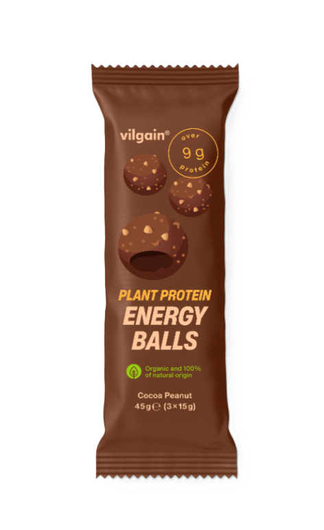 Vilgain Plant Protein Energy Balls BIO Kakao 45 g
