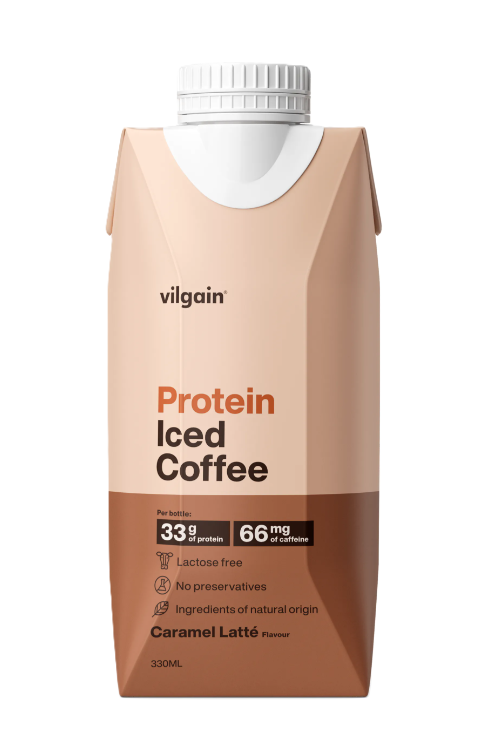 Vilgain Protein Iced Coffee karamelové latté 330 ml