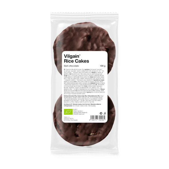 Vilgain Ryžové chlebíčky BIO horká čokoláda  100 g