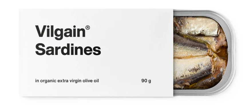 Vilgain Sardinky v BIO extra panenskom olivovom oleji 90 g
