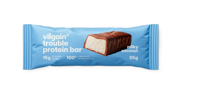 E-shop Vilgain Trouble Protein Bar Kokos s mliečnou čokoládou 55 g