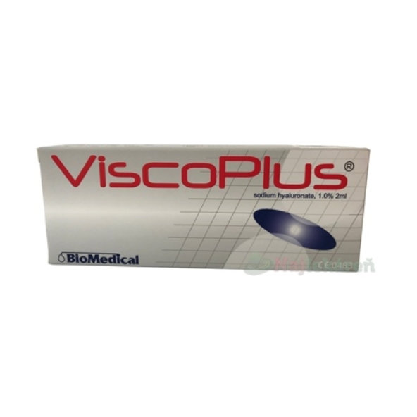 ViscoPlus 1% hyaluronát sodný v injekčnej striekačke viskoelastický intraartikulárny roztok 2ml