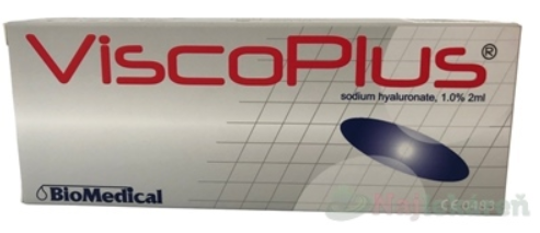 ViscoPlus 1% hyaluronát sodný v injekčnej striekačke viskoelastický intraartikulárny roztok 2ml