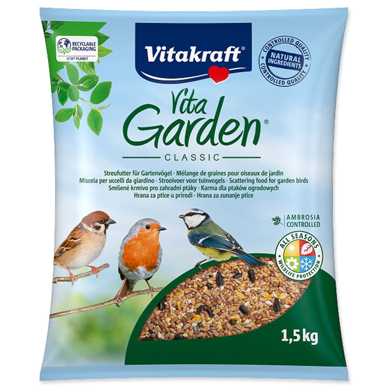 Vita Garden zmes vonkajšie vtáctvo 1,5 kg kúpite na Najlekaren.eu