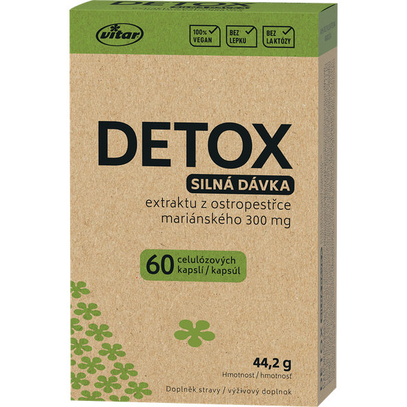 Vitar Detox Silná dávka 60 kapsúl