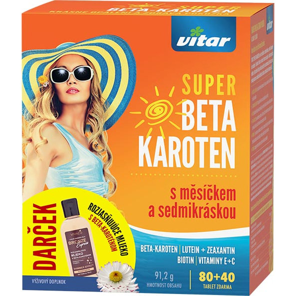 Vitar SUPER BETA-KAROTÉN 80+40 tabliet