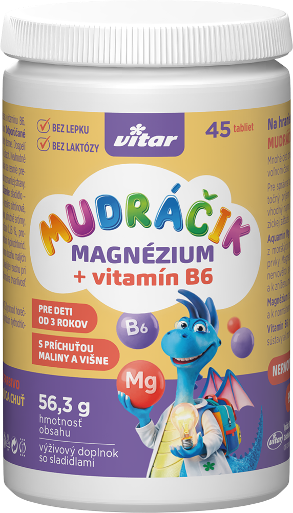 VITAR MUDRÁČIK Magnézium + B6 45 tabliet kúpite na Najlekaren.eu
