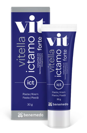 VITELLA Ictamo Forte pasta s bielym ichthyolom 30 g kúpite na Najlekaren.eu