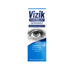 Vizik FAST RELIEF Očné kvapky 10 ml