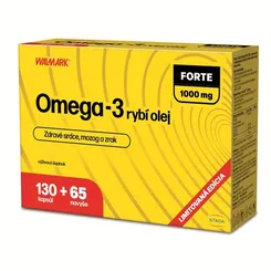 WALMARK Omega-3 rybí olej FORTE 195 kapsúl