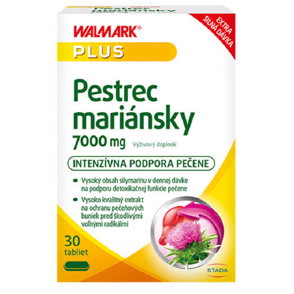 WALMARK Ostropestrec mariánsky FORTE 7000mg/30tbl