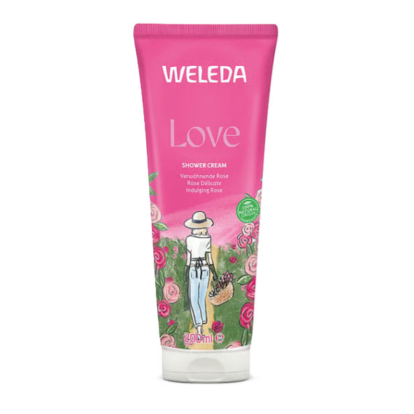WELEDA LOVE Ružový sprchový krém 200 ml