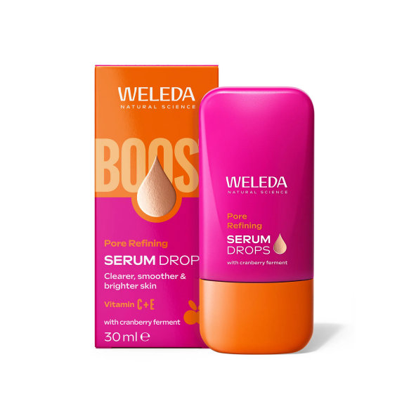 WELEDA Pore Refining SERUM DROPS s vitamínmi C+E 30ml