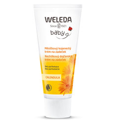 WELEDA baby NECHTÍKOVÝ Dojčenský krém na zadoček bez parfumácie 75ml