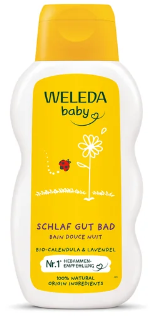 WELEDA baby Nechtíkový kúpeľ na dobrú noc 200ml