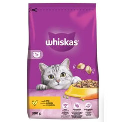 WHISKAS Adult cat granule pre mačky s kuracím mäsom 300 g