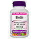 Webber Naturals Biotin 5000 mcg 60 kapsúl