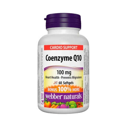 Webber Naturals Koenzým Q10 100 mg 60 kapsúl