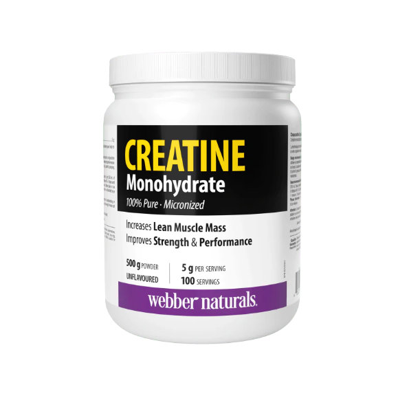 Webber Naturals Kreatín monohydrát prášok 500 g