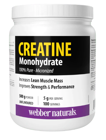 Webber Naturals Kreatín monohydrát prášok 500 g