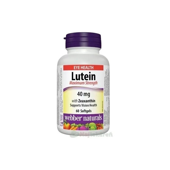Webber Naturals Luteín 40 mg 60 kapsúl