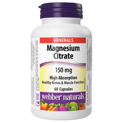 Webber Naturals Magnesium 150 mg 60 cps