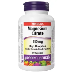 Webber Naturals Magnesium 150 mg 60 cps