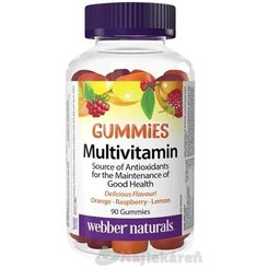 Webber Naturals Multivitamín Gummies 90 želé tabliet