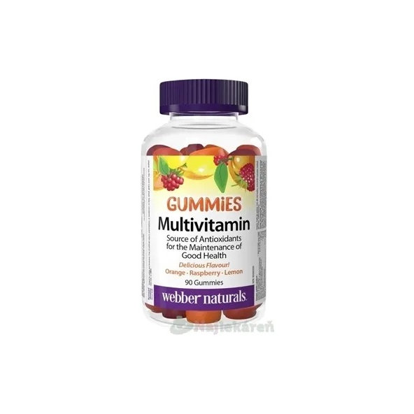 Webber Naturals Multivitamín Gummies 90 želé tabliet