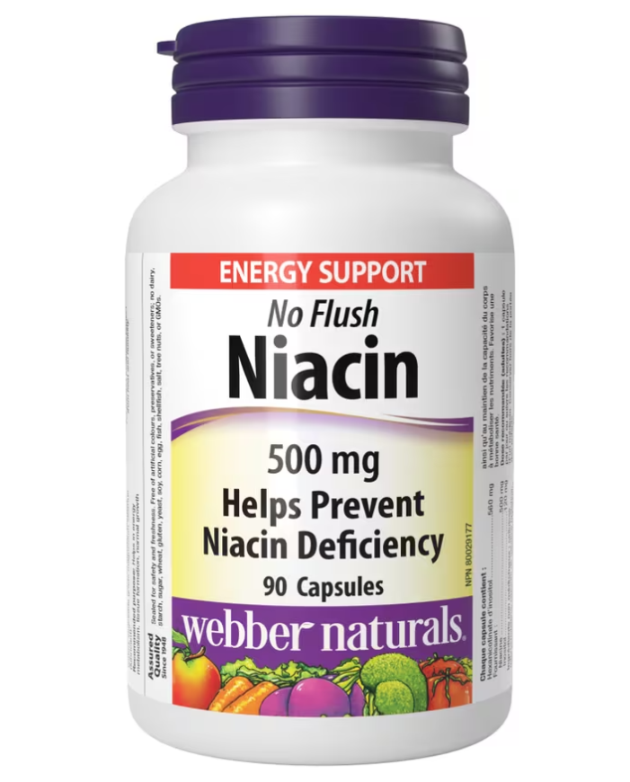 Webber Naturals Niacín 500 mg Vitamín B3 90 tabliet kúpite na Najlekaren.eu