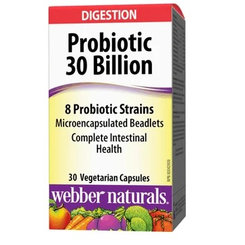 Webber Naturals PROBIOTIKÁ 30 miliárd 8 kmeňov, 30 kapsúl