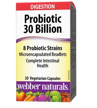 E-shop Webber Naturals PROBIOTIKÁ 30 miliárd 8 kmeňov, 30 kapsúl