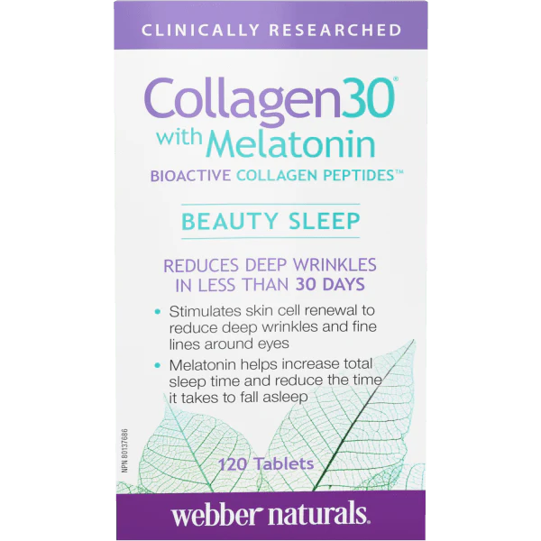 Webber Naturals Collagen s melatonínom 120 tabliet