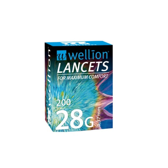 Wellion LANCETS 28G - Lanceta sterilná 200ks